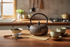 Teapot "Ningbo" black-golden -27536