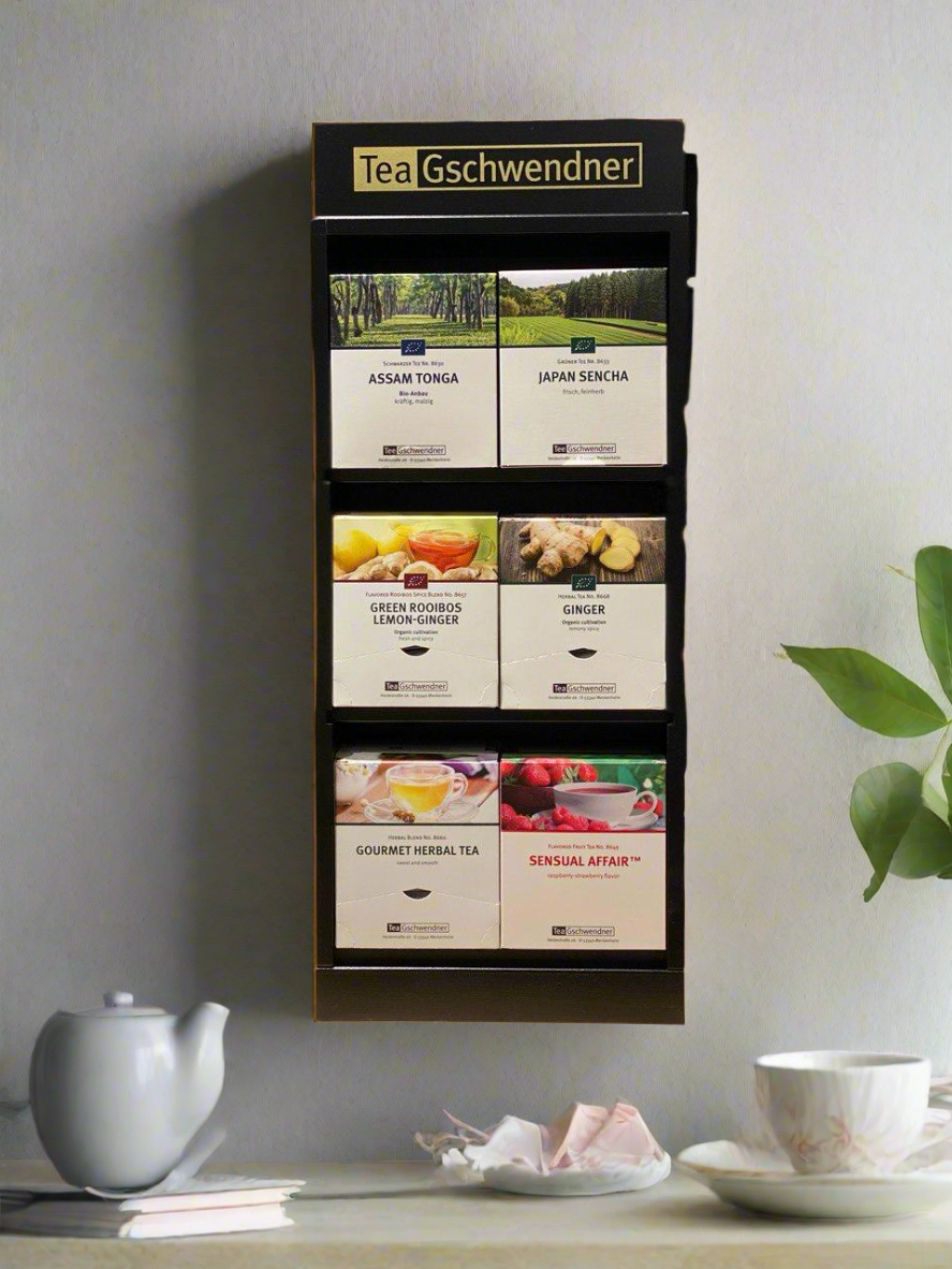 Wooden Black stand for Tea Bag Display No.9792