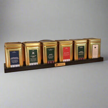 Display for 6 tea tins black No. 9796