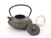 Teapot "Anhao" black-golden with warmer -27535