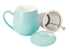 Herb Tea Mug "Saara" porcelain, turquoise-27458