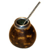 Mate Drinking Vessel and Pipe - Marbled - Tea G